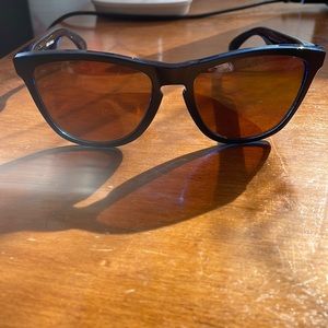 Oakley blue frame glasses prism polarized